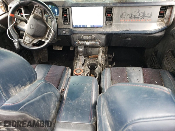 2023 Ford Bronco Raptor with VIN 1FMEE5JR0PLA89493, listed as a Copart auction lot 80310644 with 42,259 mi miles and Salvage Title. Bid and sale history available at carsss.com. Image 8.