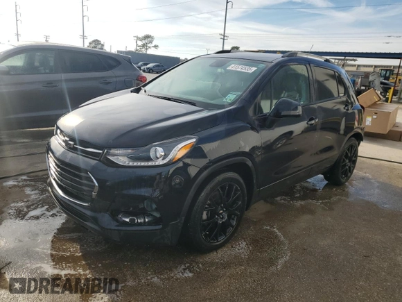 2022 Chevrolet Trax LT with VIN KL7CJLSM1NB516520, listed as a Copart auction lot 41574535 with 76,322 mi miles and Salvage Title. Bid and sale history available at carsss.com. Image 1.