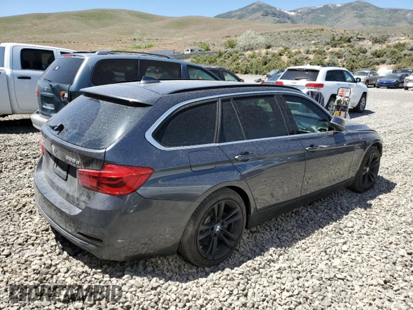 2017 BMW 3 Series 328d xDrive with VIN WBA8J1C35HA018332, listed as a Copart auction lot 56488104 with 98,741 mi miles and Salvage title. Bid and sale history available at DreamBid. Image 3.