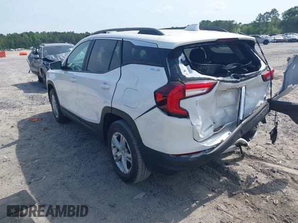 2023 GMC Terrain SLE with VIN 3GKALTEG7PL230767, listed as a IAAI auction lot 42175868 with 7,981 mi miles and . Bid and sale history available at carsss.com. Image 3.