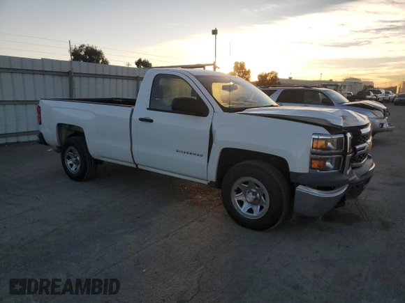 2014 Chevrolet Silverado 1500 Work Truck with VIN 1GCNCPECXEZ297435, listed as a Copart auction lot 88464335 with 126,235 mi miles and Salvage Title. Bid and sale history available at carsss.com. Image 4.