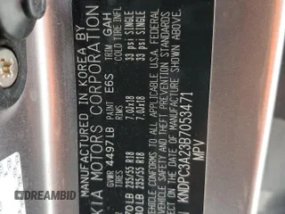 2011 Kia Sportage EX z VIN KNDPC3A23B7053471, wystawiony jako Copart lot #63685595 z przebiegiem 184 661 mil mil oraz Szkoda całkowita • Salvage title. Historia ofert i sprzedaży dostępna na DreamBid. Obrazek 12.
