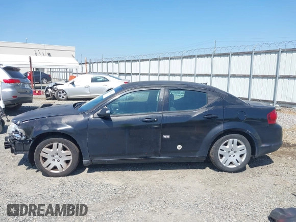 2014 Dodge Avenger SE with VIN 1C3CDZAB2EN170042, listed as a IAAI auction lot 41983094 with 168,760 mi miles and . Bid and sale history available at DreamBid. Image 15.