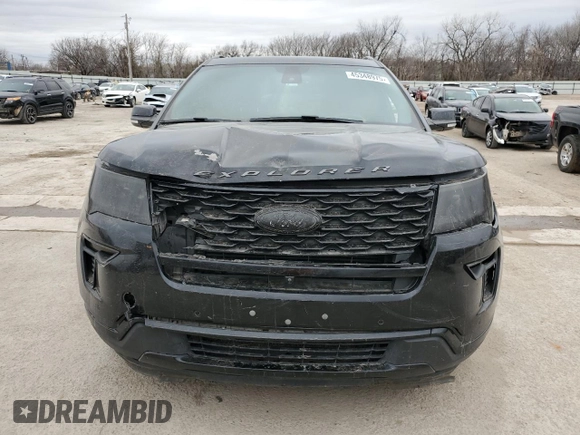 2018 Ford Explorer Sport with VIN 1FM5K8GT3JGB42670, listed as a Copart auction lot 45348975 with 165,119 mi miles and Salvage title. Bid and sale history available at DreamBid. Image 5.