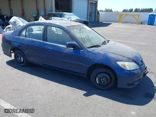 2005 Honda Civic Sdn EX with VIN 2HGES26725H596443, listed as a IAAI auction lot 42084766 with 1 mi miles. Bid and sale history available at carsss.com. Image 1.