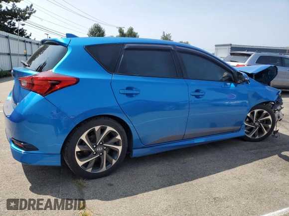 2016 Scion iM with VIN JTNKARJE1GJ518218, listed as a Copart auction lot 56655895 with 107,115 mi miles and Salvage title. Bid and sale history available at DreamBid. Image 3.