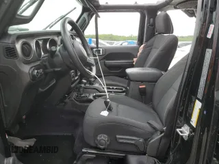 2021 Jeep Wrangler Unlimited Willys Sport with VIN 1C4HJXDN1MW679133, listed as a Copart auction lot 58345635 with 62,375 mi miles and Salvage title. Bid and sale history available at DreamBid. Image 7.
