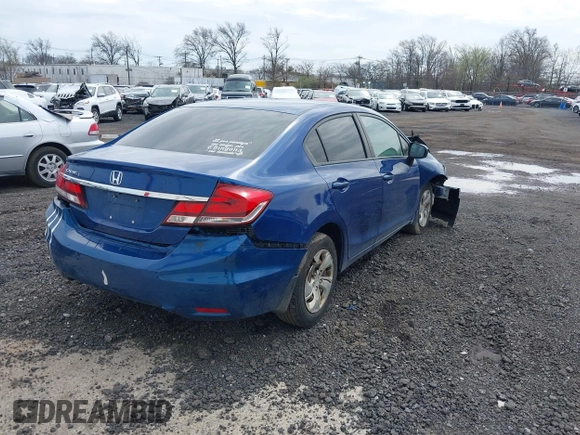 2015 Honda Civic LX with VIN 19XFB2F5XFE240773, listed as a IAAI auction lot 41920735 with 110,772 mi miles and . Bid and sale history available at DreamBid. Image 4.