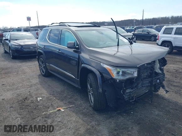 2019 GMC Acadia Denali with VIN 1GKKNXLSXKZ114736, listed as a IAAI auction lot 41679200 with 56,086 mi miles and . Bid and sale history available at carsss.com. Image 1.