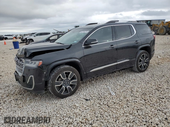 2020 GMC Acadia Denali with VIN 1GKKNPLS6LZ142597, listed as a Copart auction lot 50744275 with 63,053 mi miles and Salvage title. Bid and sale history available at DreamBid. Image 1.