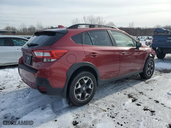 2018 Subaru Crosstrek Premium with VIN JF2GTADC0JH307107, listed as a Copart auction lot 43566855 with 45,603 mi miles and Salvage Title. Bid and sale history available at carsss.com. Image 3.