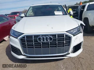 2021 Audi Q7 Premium with VIN WA1AJAF7XMD037237, listed as a IAAI auction lot 41654858 with 42,804 mi miles. Bid and sale history available at carsss.com. Image 13.