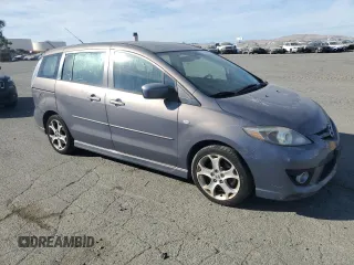 2009 Mazda 5 Sport with VIN JM1CR29L290348021, listed as a Copart auction lot 75912434 with 84,022 mi miles and Salvage title. Bid and sale history available at DreamBid. Image 4.
