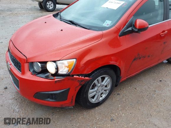 2013 Chevrolet Sonic LT with VIN 1G1JC6SHXD4139822, listed as a IAAI auction lot 41672289 with 87,899 mi miles. Bid and sale history available at carsss.com. Image 6.