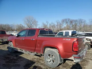 2016 Chevrolet Colorado 4WD Z71 with VIN 1GCPTDE15G1298435, listed as a Copart auction lot 87828485 with 126,241 mi miles and Salvage Title. Bid and sale history available at carsss.com. Image 2.