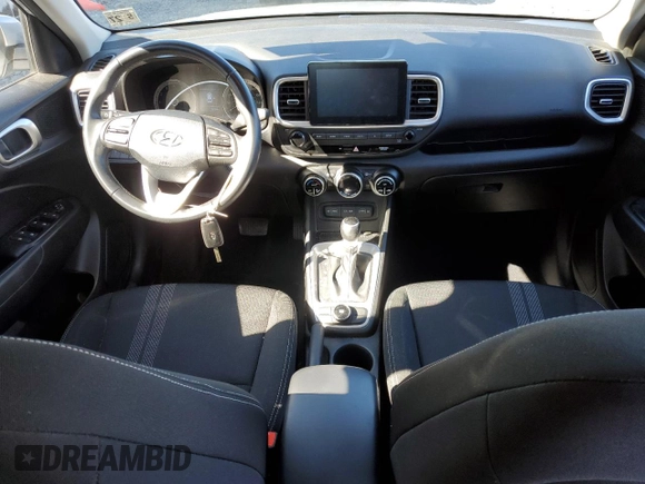 2022 Hyundai Venue SEL with VIN KMHRC8A33NU181189, listed as a Copart auction lot 49508585 with 16,024 mi miles and Salvage Title. Bid and sale history available at DreamBid. Image 8.