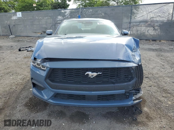2024 Ford Mustang EcoBoost with VIN 1FA6P8THXR5107004, listed as a Copart auction lot 56758395 with 25,322 mi miles and Salvage title. Bid and sale history available at DreamBid. Image 5.