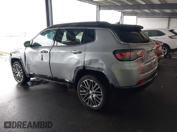 2022 Jeep Compass Limited with VIN 3C4NJDCB0NT168545, listed as a IAAI auction lot 42086423 with 21,647 mi miles and . Bid and sale history available at DreamBid. Image 3.