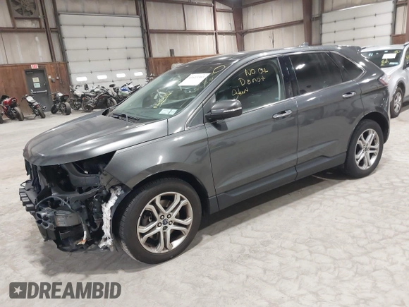 2016 Ford Edge Titanium with VIN 2FMPK4K85GBB21226, listed as a IAAI auction lot 41613363 with 114,490 mi miles. Bid and sale history available at carsss.com. Image 19.