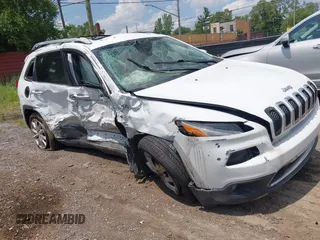 2014 Jeep Cherokee Limited with VIN 1C4PJMDB3EW158982, listed as a IAAI auction lot 42573775 with Not provided miles and . Bid and sale history available at DreamBid. Image 1.