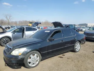 2004 Lexus LS 430 with VIN JTHBN36F540155039, listed as a Copart auction lot 51016815 with 250,404 mi miles and Clean Title. Bid and sale history available at carsss.com. Image 1.
