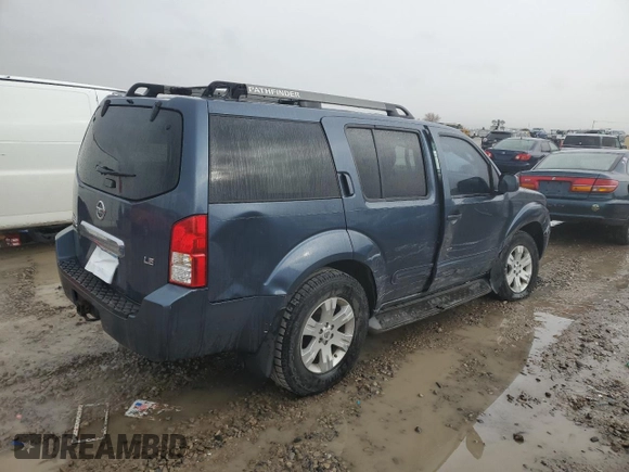 2005 Nissan Pathfinder LE with VIN 5N1AR18U25C791513, listed as a Copart auction lot 85819304 with 166,158 mi miles and Salvage title. Bid and sale history available at DreamBid. Image 3.