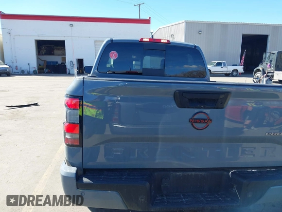 2023 Nissan Frontier SV with VIN 1N6ED1EK2PN633278, listed as a IAAI auction lot 41854671 with 59,549 mi miles and . Bid and sale history available at DreamBid. Image 17.