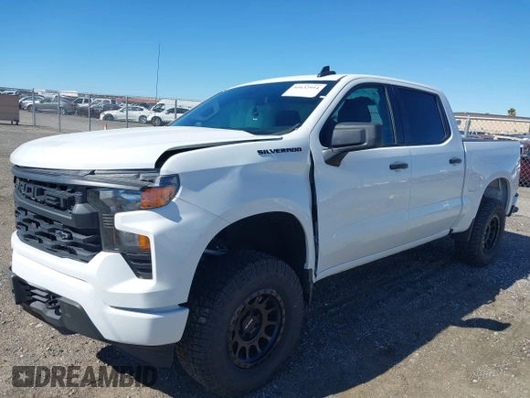2024 Chevrolet Silverado 1500 Custom with VIN 1GCPABEK7RZ157809, listed as a IAAI auction lot 41632954 with 7,884 mi miles and . Bid and sale history available at DreamBid. Image 17.