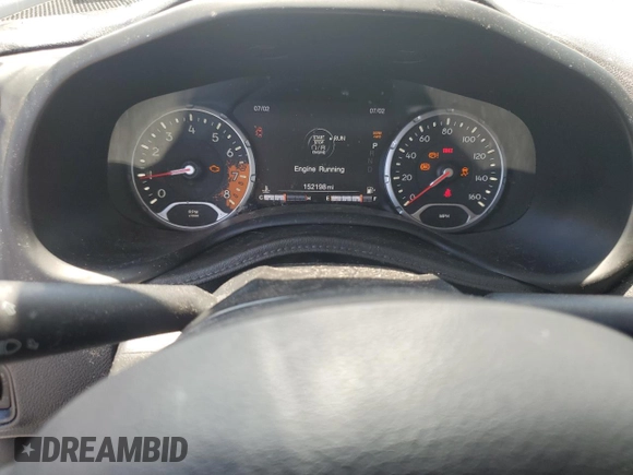 2016 Jeep Renegade Trailhawk with VIN ZACCJBCTXGPC45033, listed as a Copart auction lot 63483245 with 152,198 mi miles and Salvage title. Bid and sale history available at DreamBid. Image 9.