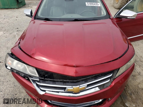 2015 Chevrolet Impala LTZ with VIN 2G1165S37F9101454, listed as a Copart auction lot 51895435 with 184,732 mi miles and Salvage Title. Bid and sale history available at DreamBid. Image 11.