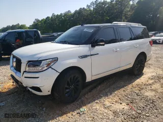 2021 Lincoln Navigator Black Label with VIN 5LMJJ2TT5MEL08415, listed as a Copart auction lot 52850085 with 51,186 mi miles and Clean Title. Bid and sale history available at carsss.com. Image 1.