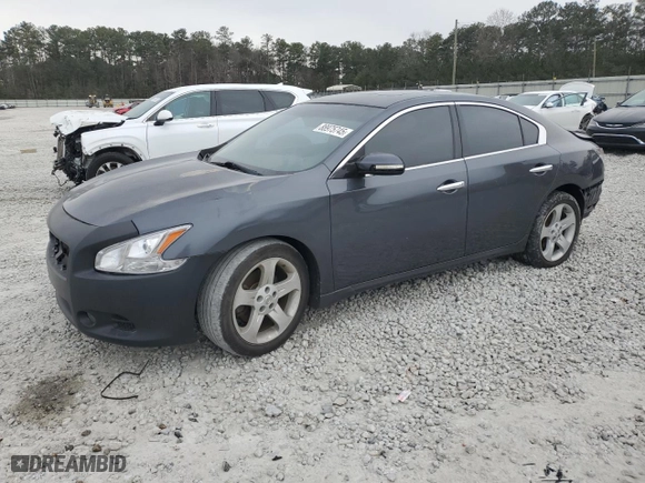2012 Nissan Maxima 3.5 SV with VIN 1N4AA5AP2CC810992, listed as a Copart auction lot 88975745 with 192,770 mi miles and Salvage Title. Bid and sale history available at carsss.com. Image 1.