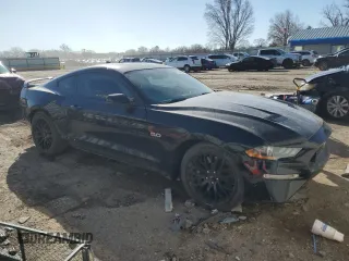 2020 Ford Mustang GT with VIN 1FA6P8CFXL5167449, listed as a Copart auction lot 47801925 with Not Provided miles and Salvage Title. Bid and sale history available at DreamBid. Image 4.