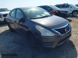 2015 Nissan Versa SV with VIN 3N1CN7AP4FL804691, listed as a IAAI auction lot 42023511 with 135,529 mi miles. Bid and sale history available at carsss.com. Image 1.