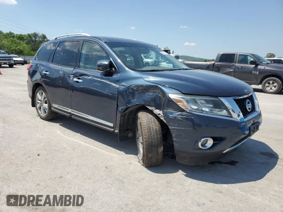 2014 Nissan Pathfinder S with VIN 5N1AR2MM9EC603825, listed as a Copart auction lot 54376525 with 229,783 mi miles and Salvage title. Bid and sale history available at DreamBid. Image 4.