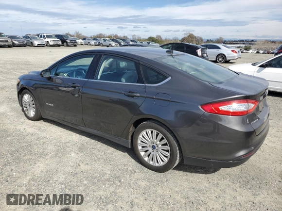 2015 Ford Fusion S Hybrid with VIN 3FA6P0UU7FR306467, listed as a Copart auction lot 47254505 with 153,660 mi miles and Salvage Title. Bid and sale history available at carsss.com. Image 2.
