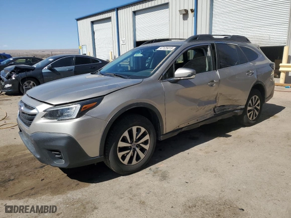 2020 Subaru Outback Premium with VIN 4S4BTAEC7L3178947, listed as a Copart auction lot 47125015 with 53,984 mi miles and Salvage Title. Bid and sale history available at carsss.com. Image 1.