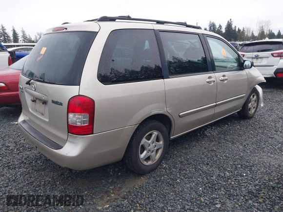 2001 Mazda MPV DX with VIN JM3LW28Y810184260, listed as a IAAI auction lot 41148164 with 237,533 mi miles. Bid and sale history available at carsss.com. Image 4.