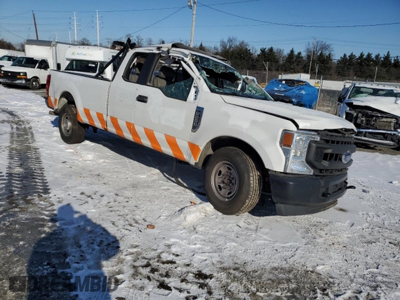 2020 Ford F-250 XL with VIN 1FT7X2A64LED97969, listed as a Copart auction lot 85170604 with Not provided miles and Salvage title. Bid and sale history available at DreamBid. Image 4.