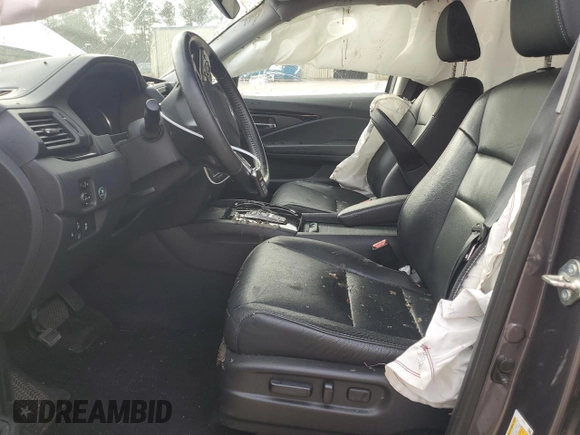 2020 Honda Pilot Touring 8-Passenger with VIN 5FNYF5H91LB004386, listed as a Copart auction lot 85913984 with 54,692 mi miles and Salvage Title. Bid and sale history available at DreamBid. Image 7.