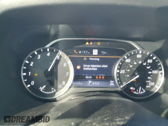 2021 Nissan Titan SV with VIN 1N6AA1EDXMN506587, listed as a Copart auction lot 85530864 with 94,339 mi miles and Salvage title. Bid and sale history available at DreamBid. Image 9.