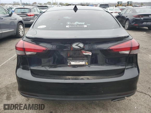 2017 Kia Forte S with VIN 3KPFL4A72HE040376, listed as a Copart auction lot 80709694 with 57,982 mi miles and Clean Title. Bid and sale history available at DreamBid. Image 6.
