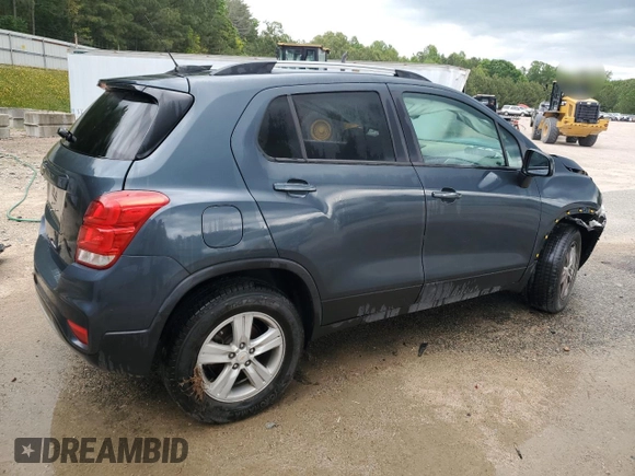 2021 Chevrolet Trax LT with VIN KL7CJPSB3MB308806, listed as a Copart auction lot 55816425 with 83,636 mi miles and Clean title. Bid and sale history available at DreamBid. Image 3.