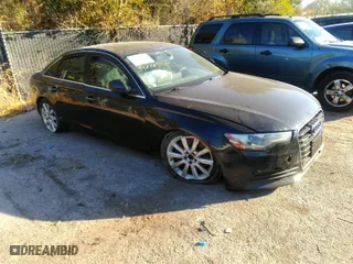 2014 Audi A6 2.0T Premium Plus with VIN WAUGFAFC7EN042581, listed as a IAAI auction lot 34712557 with 1 mi miles. Bid and sale history available at carsss.com. Image 1.