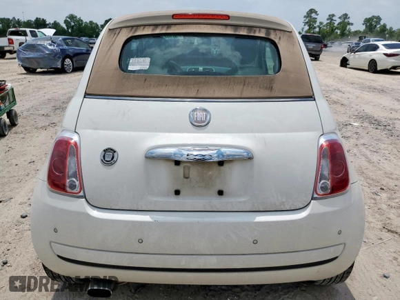2012 FIAT 500 Pop with VIN 3C3CFFDR2CT382356, listed as a Copart auction lot 58162255 with 199,031 mi miles and Salvage title. Bid and sale history available at DreamBid. Image 6.
