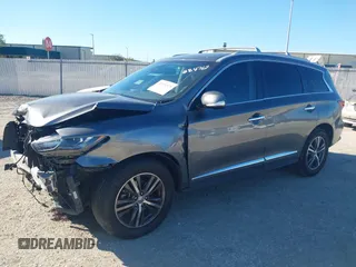 2019 Infiniti QX60 Luxe with VIN 5N1DL0MN2KC560968, listed as a IAAI auction lot 42209216 with 83,679 mi miles and . Bid and sale history available at DreamBid. Image 2.