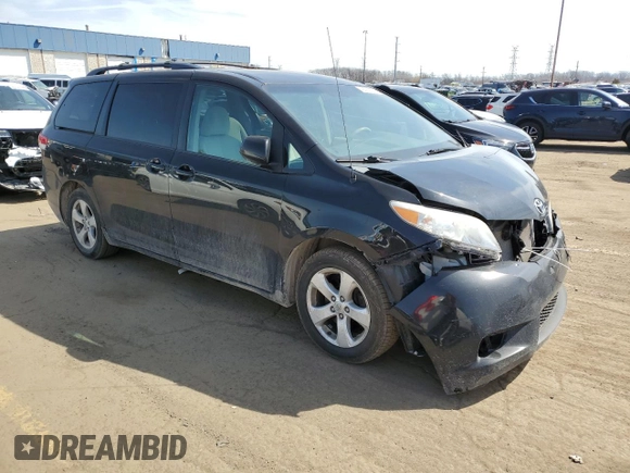 2014 Toyota Sienna LE AAS with VIN 5TDKK3DC9ES454051, listed as a Copart auction lot 49476865 with 185,813 mi miles and Clean Title. Bid and sale history available at DreamBid. Image 4.