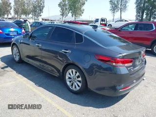2018 Kia Optima LX with VIN 5XXGT4L31JG240046, listed as a IAAI auction lot 41992269 with 57,766 mi miles and . Bid and sale history available at carsss.com. Image 3.