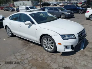2012 Audi A7 3.0 Premium Plus with VIN WAUSGAFC8CN023316, listed as a IAAI auction lot 41990338 with 97,789 mi miles. Bid and sale history available at carsss.com. Image 1.