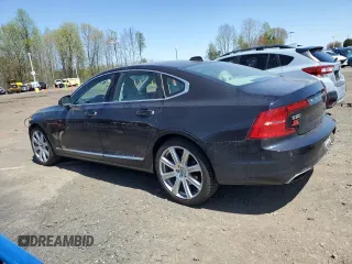 2017 Volvo S90 Inscription with VIN YV1A22ML3H1001061, listed as a Copart auction lot 51907925 with 102,718 mi miles and Salvage Title. Bid and sale history available at carsss.com. Image 2.